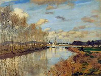Argenteuil, seen from the Small Arm of the Seine Claude Monet